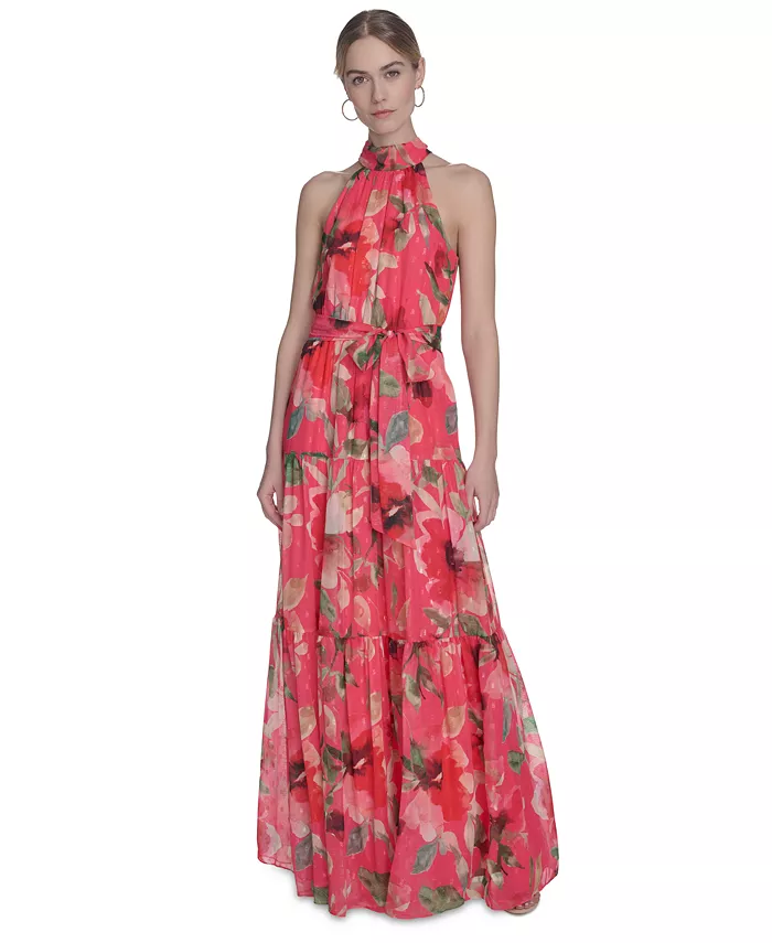 Маленькое платье без рукавов с высоким воротником и завязкой на талии Eliza J, розовый
Маленькое платье без рукавов с высоким воротником и завязкой на талии Eliza J, розовый