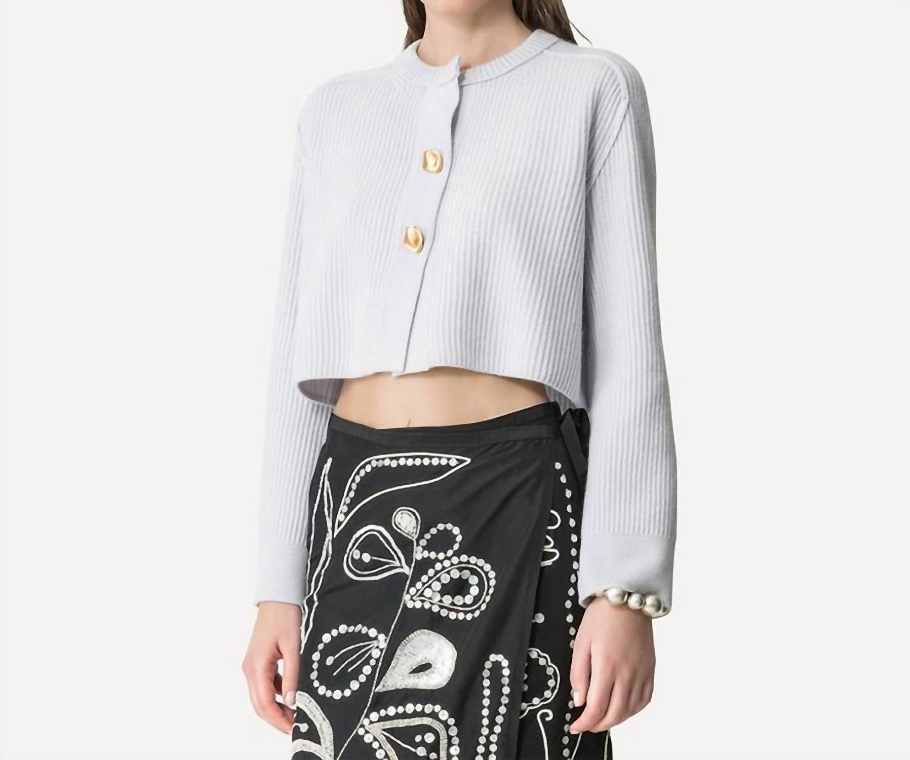 Кашемировый укороченный кардиган с рубчиком в цвете Luna Forte forte, Luna
Кашемировый укороченный кардиган с рубчиком в цвете Luna Forte forte, Luna