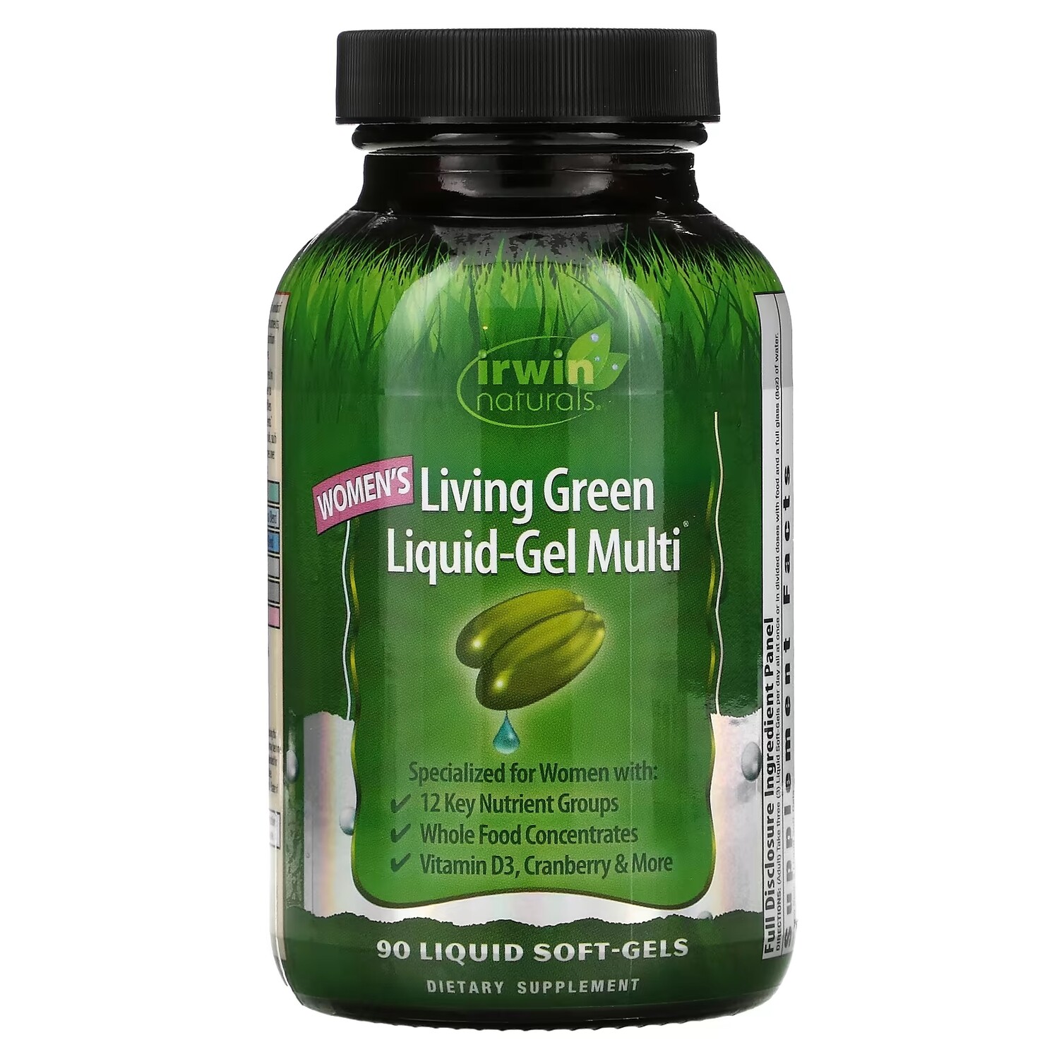 Мультивитамины для Женщин Irwin Naturals Living Green, 90 гелевых капсул 
Мультивитамины для Женщин Irwin Naturals Living Green, 90 гелевых капсул
