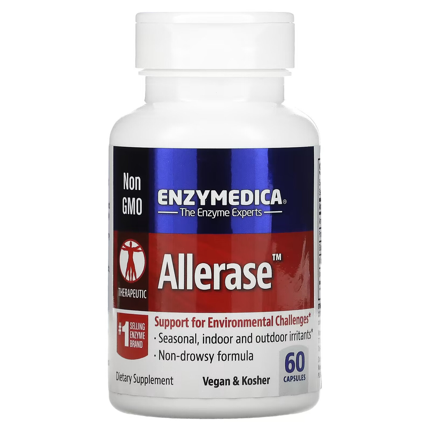 Enzymedica, Allerase, 60 капсул
Enzymedica, Allerase, 60 капсул