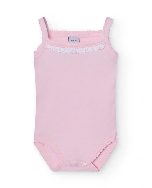 В упаковке 2 детских боди на тонких бретелях и вышитой полоске 1х1 Babidú, розовый
В упаковке 2 детских боди на тонких бретелях и вышитой полоске 1х1 Babidú, розовый