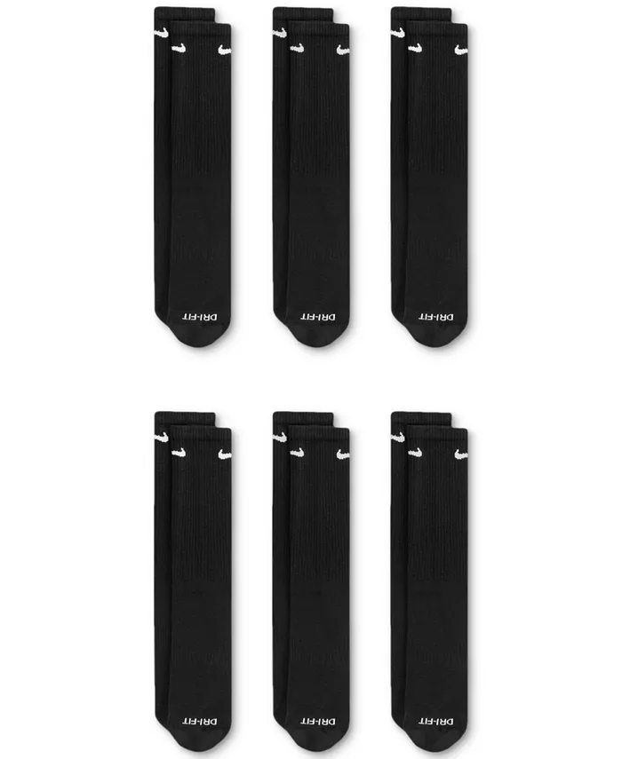 Унисекс повседневные усиленные тренировочные носки Crew 6 пар Nike, черный
Унисекс повседневные усиленные тренировочные носки Crew 6 пар Nike, черный