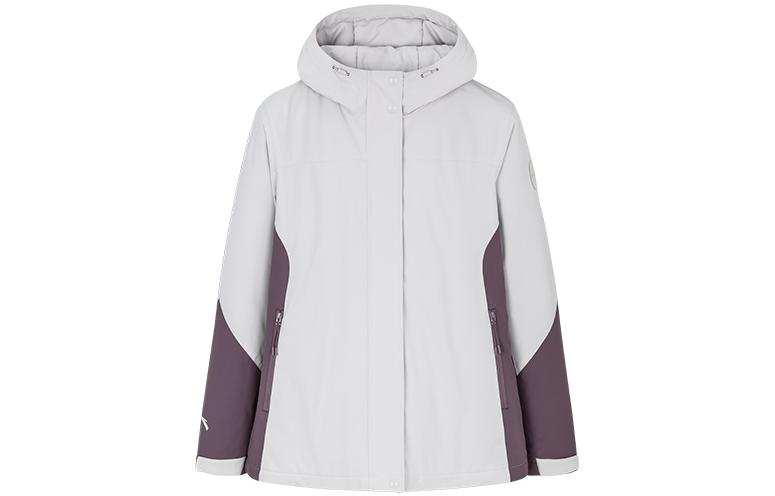 ANTA Женская куртка для разнообразных тренировок бархатная фиолетово-серая, Velvet Purple Gray 
ANTA Женская куртка для разнообразных тренировок бархатная фиолетово-серая, Velvet Purple Gray