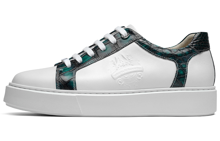 ROBERTA DI CAMERINO устойчивые к истиранию увеличивающие рост низкие скейтбордные кроссовки мужские бело-зеленые, цвет White Green
ROBERTA DI CAMERINO устойчивые к истиранию увеличивающие рост низкие скейтбордные кроссовки мужские бело-зеленые, цвет White Green