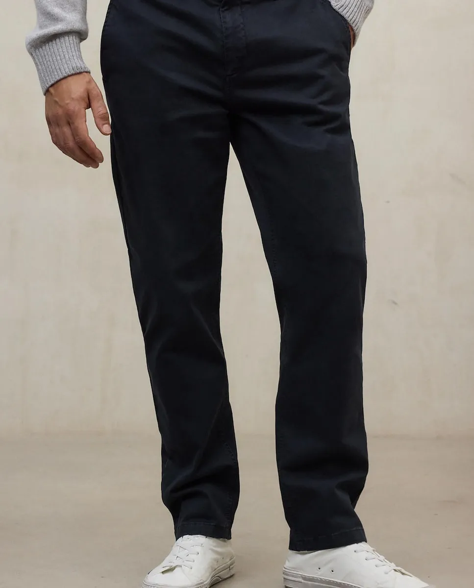 Мужские прямые брюки с пуговицей и молнией Ecoalf, темно-синий
Мужские прямые брюки с пуговицей и молнией Ecoalf, темно-синий