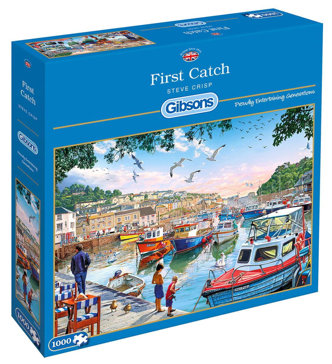 Гибсоны, пазл, Первый улов, 1000 шт. Gibsons
Гибсоны, пазл, Первый улов, 1000 шт. Gibsons