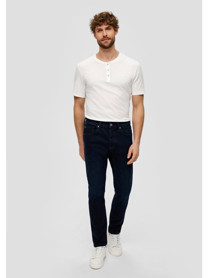 Тканевые брюки sOliver lang, синий 
Тканевые брюки sOliver lang, синий