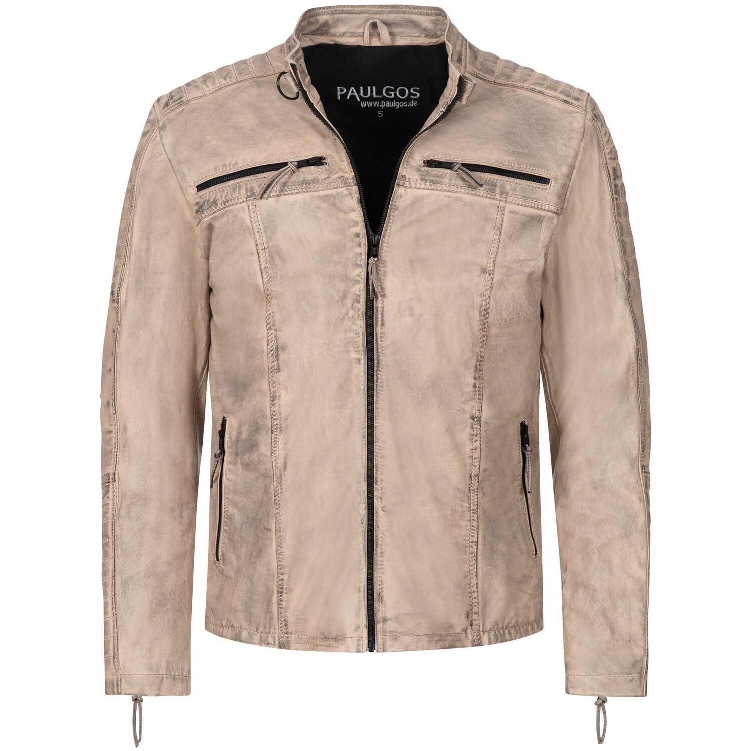 Кожаная куртка PAULGOS Übergangsjacke Biker Look Echtleder D1, бежевый
Кожаная куртка PAULGOS Übergangsjacke Biker Look Echtleder D1, бежевый