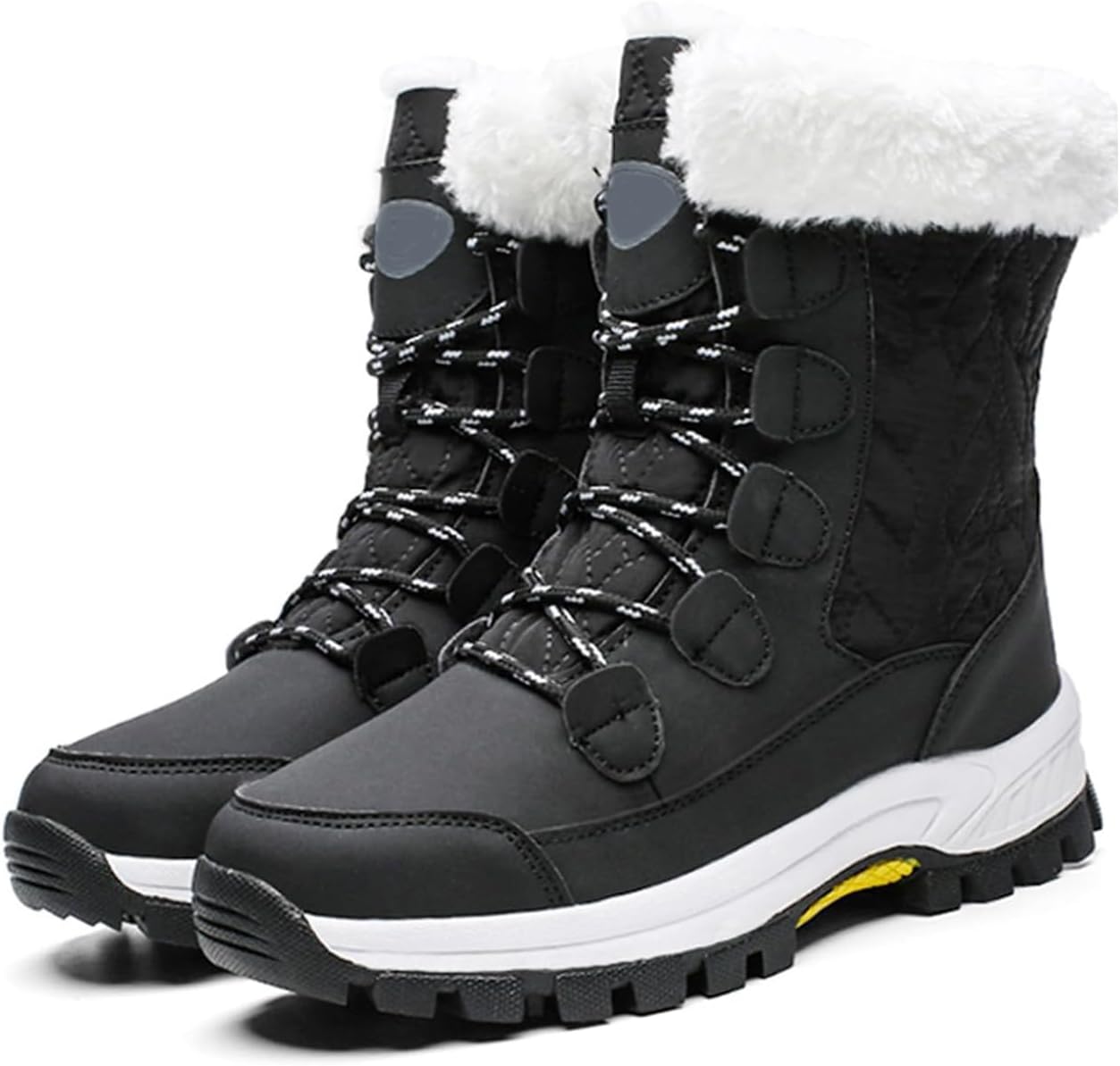 Женские зимние снегоступы Baxtayel с утепленным мехом, водонепроницаемые, противоскользящие, средней высоты, удобные ботильоны для походов и прогулок на открытом воздухе, черный
Женские зимние снегоступы Baxtayel с утепленным мехом, водонепроницаемые, противоскользящие, средней высоты, удобные ботильоны для походов и прогулок на открытом воздухе, черный