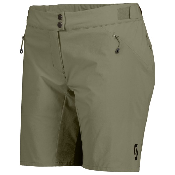 Женские шорты свободного кроя с подкладкой - велосипедные шорты Scott, зеленый 
Женские шорты свободного кроя с подкладкой - велосипедные шорты Scott, зеленый