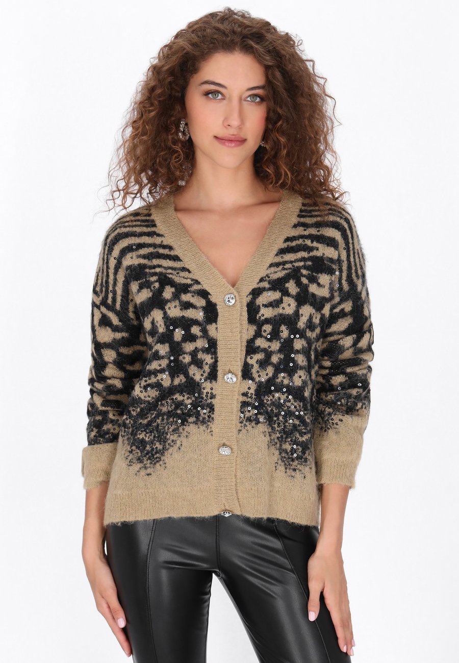 Кардиган faina Cardigan, Camel Black/Camel
Кардиган faina Cardigan, Camel Black/Camel