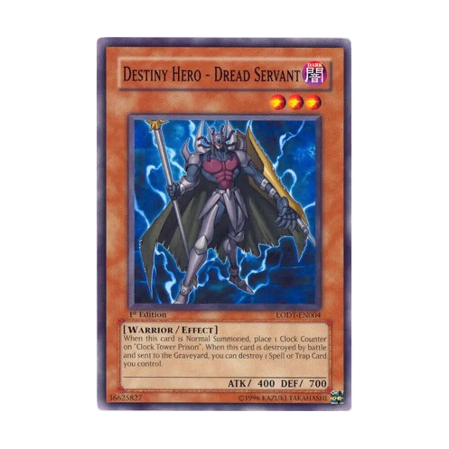CCG Destiny Hero — Ужасающий слуга (обычный), Yu-Gi-Oh - Light of Destruction - Singles
CCG Destiny Hero — Ужасающий слуга (обычный), Yu-Gi-Oh - Light of Destruction - Singles