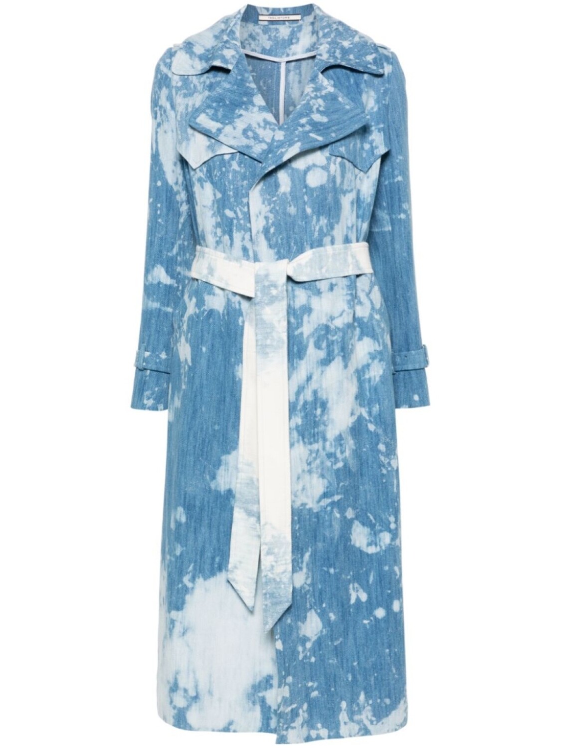Джинсовый тренч Tagliatore, синий 
Джинсовый тренч Tagliatore, синий