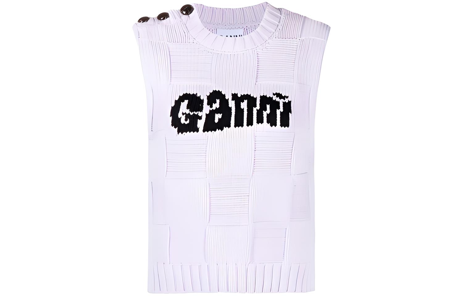 GANNI Фиолетовая женская жилетка, Purple 
GANNI Фиолетовая женская жилетка, Purple