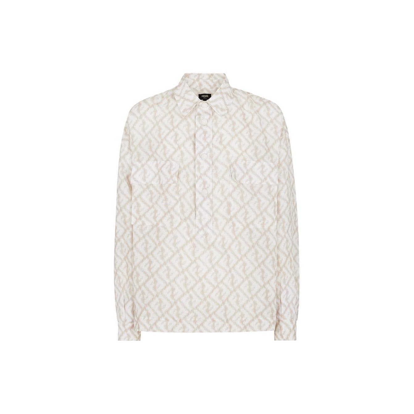 Пуговичная рубашка с длинными рукавами FENDI, Ecru
Пуговичная рубашка с длинными рукавами FENDI, Ecru
