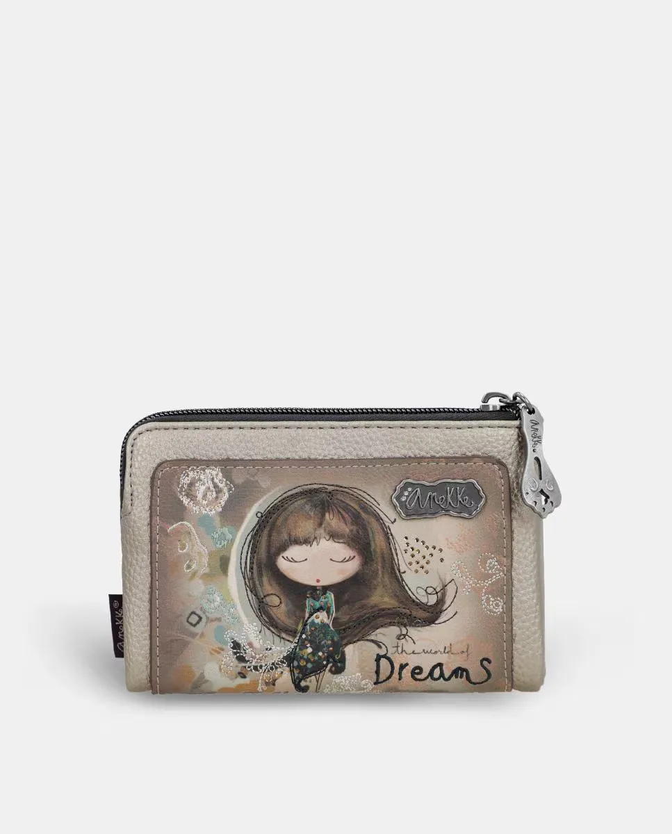 Гибкий средний кошелек с защитой от RFID Real Anekke, мультиколор
Гибкий средний кошелек с защитой от RFID Real Anekke, мультиколор