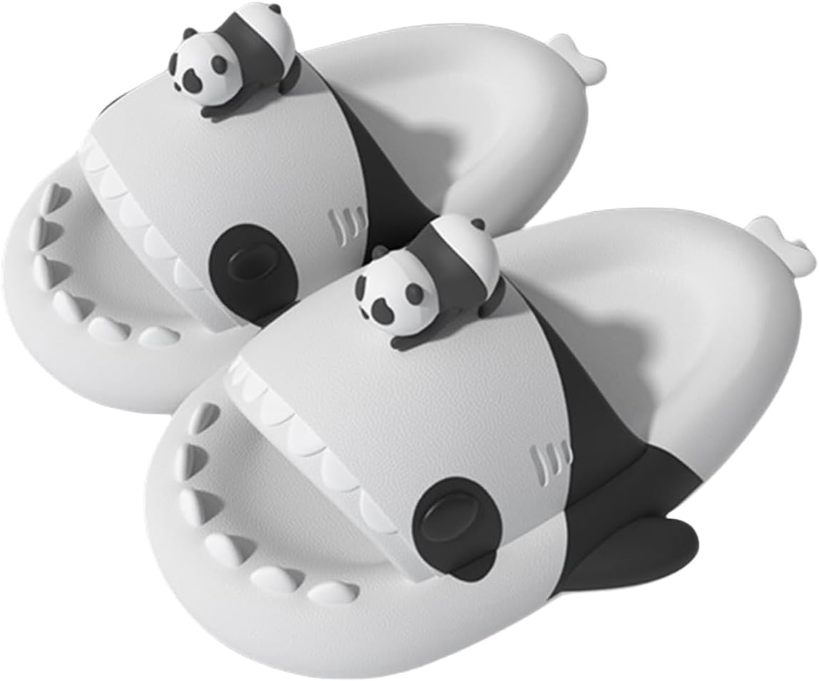 Тапочки YTHSPNZE в виде акулы, оригинальные и интересные тапочки в виде облачной акулы, нескользящие быстросохнущие тапочки в виде акулы, тапочки из материала EVA в виде акулы «Звездный свет», Giant Panda
Тапочки YTHSPNZE в виде акулы, оригинальные и интересные тапочки в виде облачной акулы, нескользящие быстросохнущие тапочки в виде акулы, тапочки из материала EVA в виде акулы «Звездный свет», Giant Panda