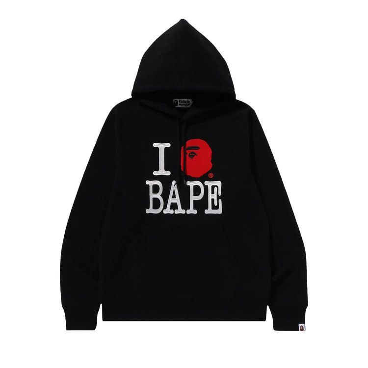 Худи BAPE I Love BAPE Pullover Hoodie, Black
Худи BAPE I Love BAPE Pullover Hoodie, Black