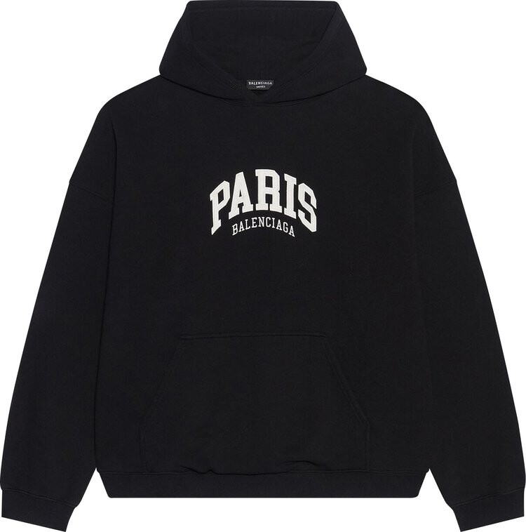 Худи Balenciaga Cities Paris Hoodie Wide Fit 'Black', черный 
Худи Balenciaga Cities Paris Hoodie Wide Fit 'Black', черный