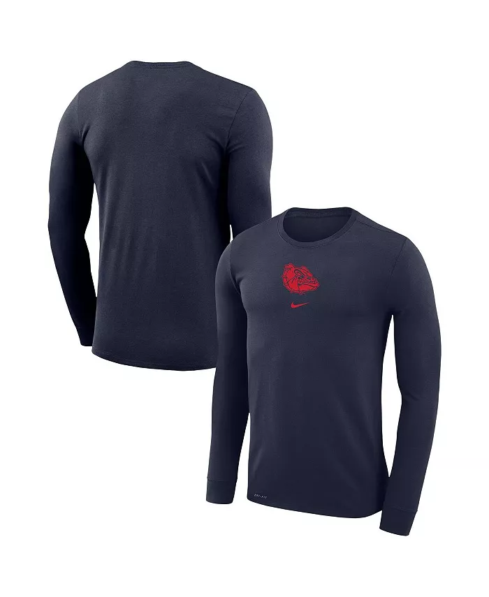 Мужская баскетбольная футболка с длинным рукавом Gonzaga Bulldogs в синем цвете Nike
Мужская баскетбольная футболка с длинным рукавом Gonzaga Bulldogs в синем цвете Nike