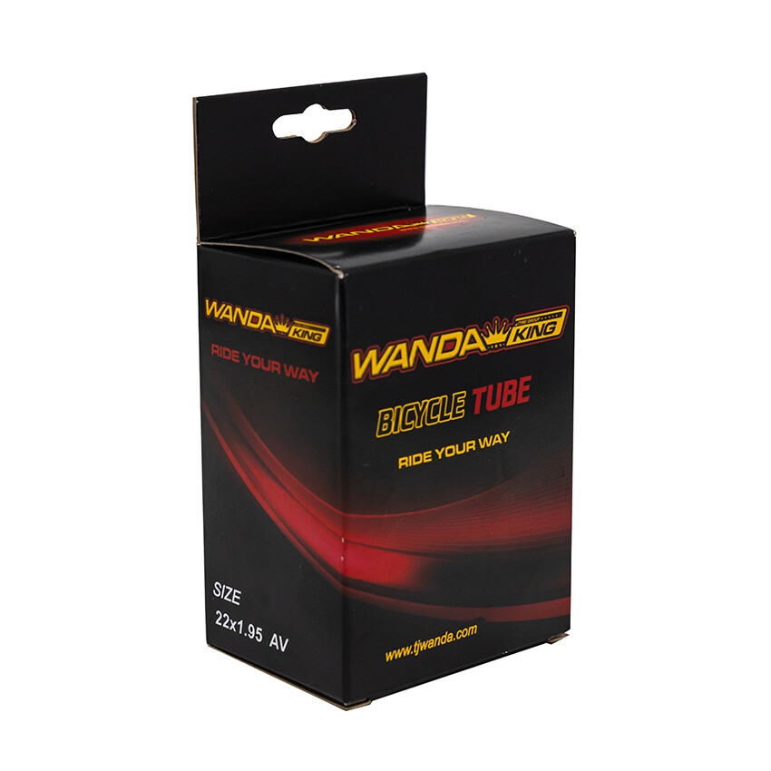 Велосипедная камера Wanda 22х1.95 AV 33 mm, черный
Велосипедная камера Wanda 22х1.95 AV 33 mm, черный