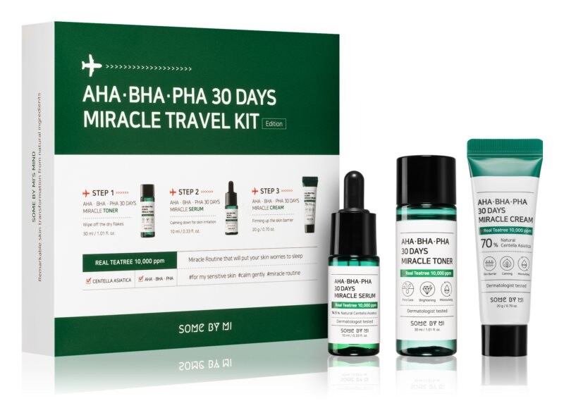Дорожный пакет (для проблемной кожи) Some By Mi AHA∙BHA∙PHA 30 Days Miracle
Дорожный пакет (для проблемной кожи) Some By Mi AHA∙BHA∙PHA 30 Days Miracle