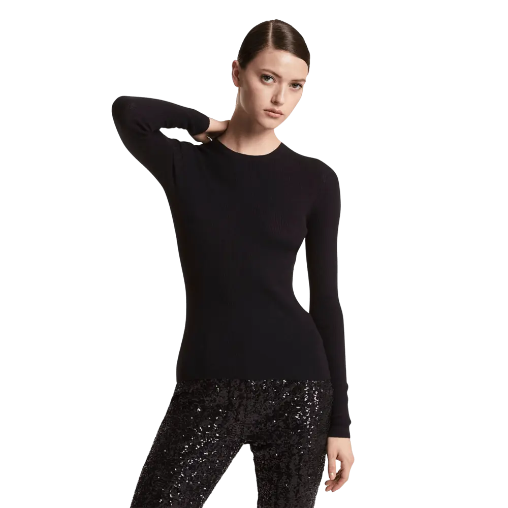 Свитер Michael Kors Hutton Featherweight Cashmere, черный
Свитер Michael Kors Hutton Featherweight Cashmere, черный