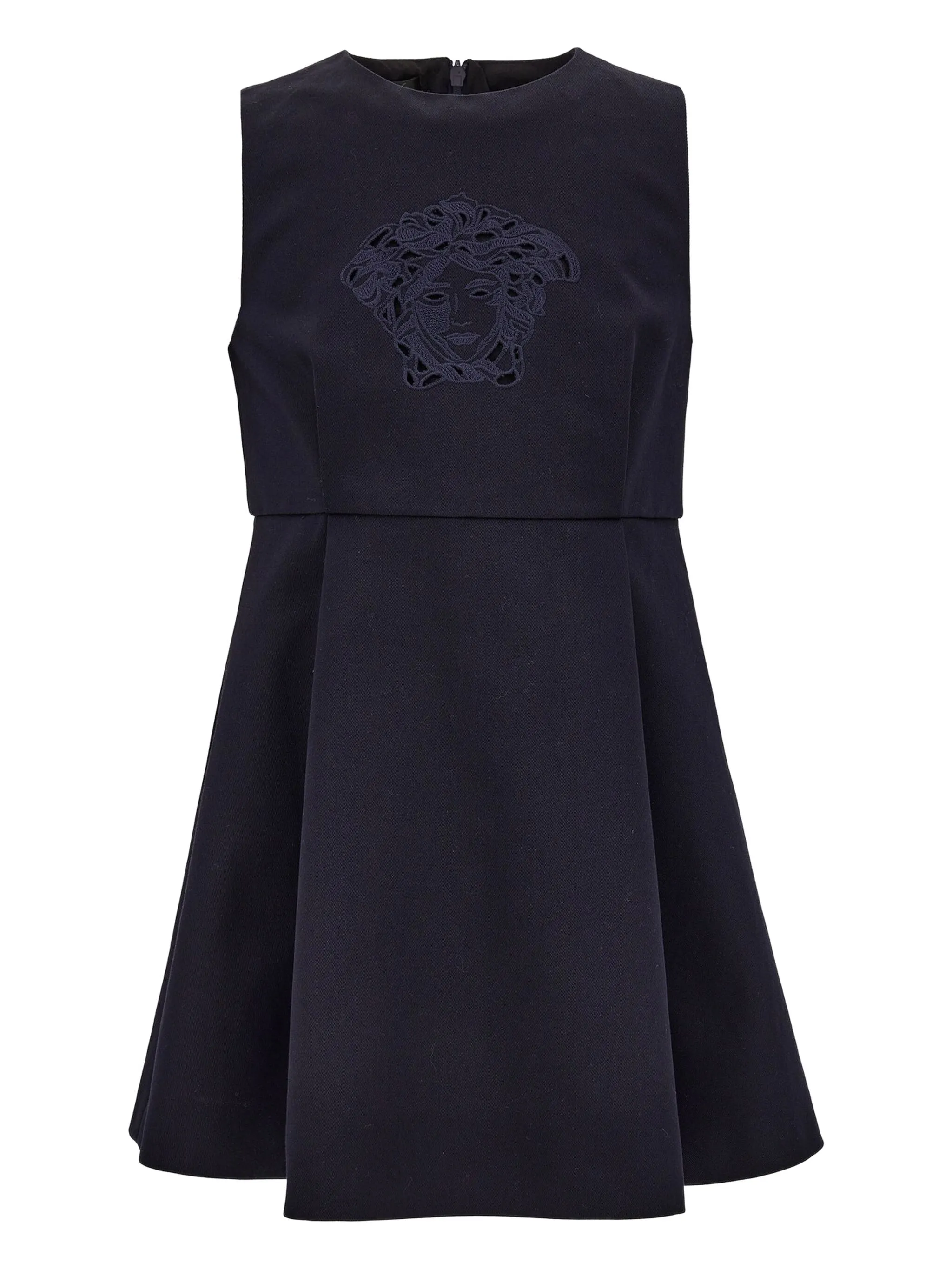 Платье с аппликацией Medusa Versace Kids, синий
Платье с аппликацией Medusa Versace Kids, синий