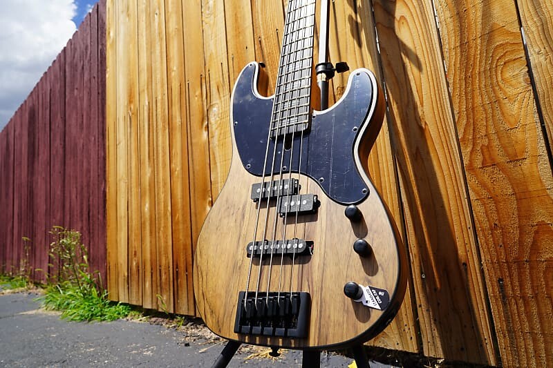 Schecter DIAMOND SERIES Model-T 5 Exotic Natural Satin 5-String Electric Bass Guitar (2022)
Schecter DIAMOND SERIES Model-T 5 Exotic Natural Satin 5-String Electric Bass Guitar (2022)