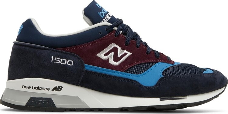 Кроссовки New Balance 1500 Made In England 'Navy Burgundy', синий
Кроссовки New Balance 1500 Made In England 'Navy Burgundy', синий