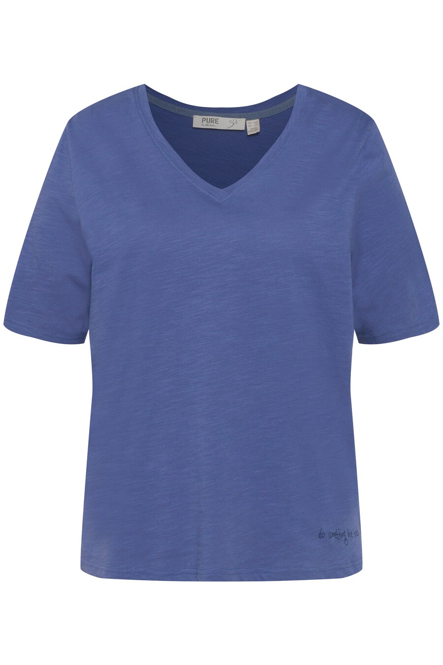 Футболка Ulla Popken Shirt, синий 
Футболка Ulla Popken Shirt, синий