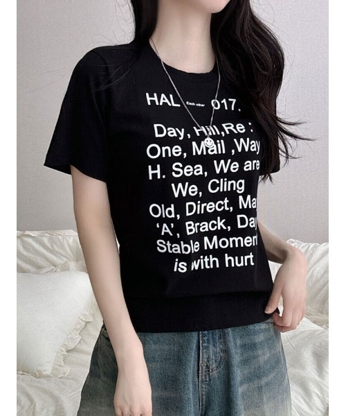 Футболка с коротким рукавом, с буквенным принтом NANAHACHI, черный
Футболка с коротким рукавом, с буквенным принтом NANAHACHI, черный