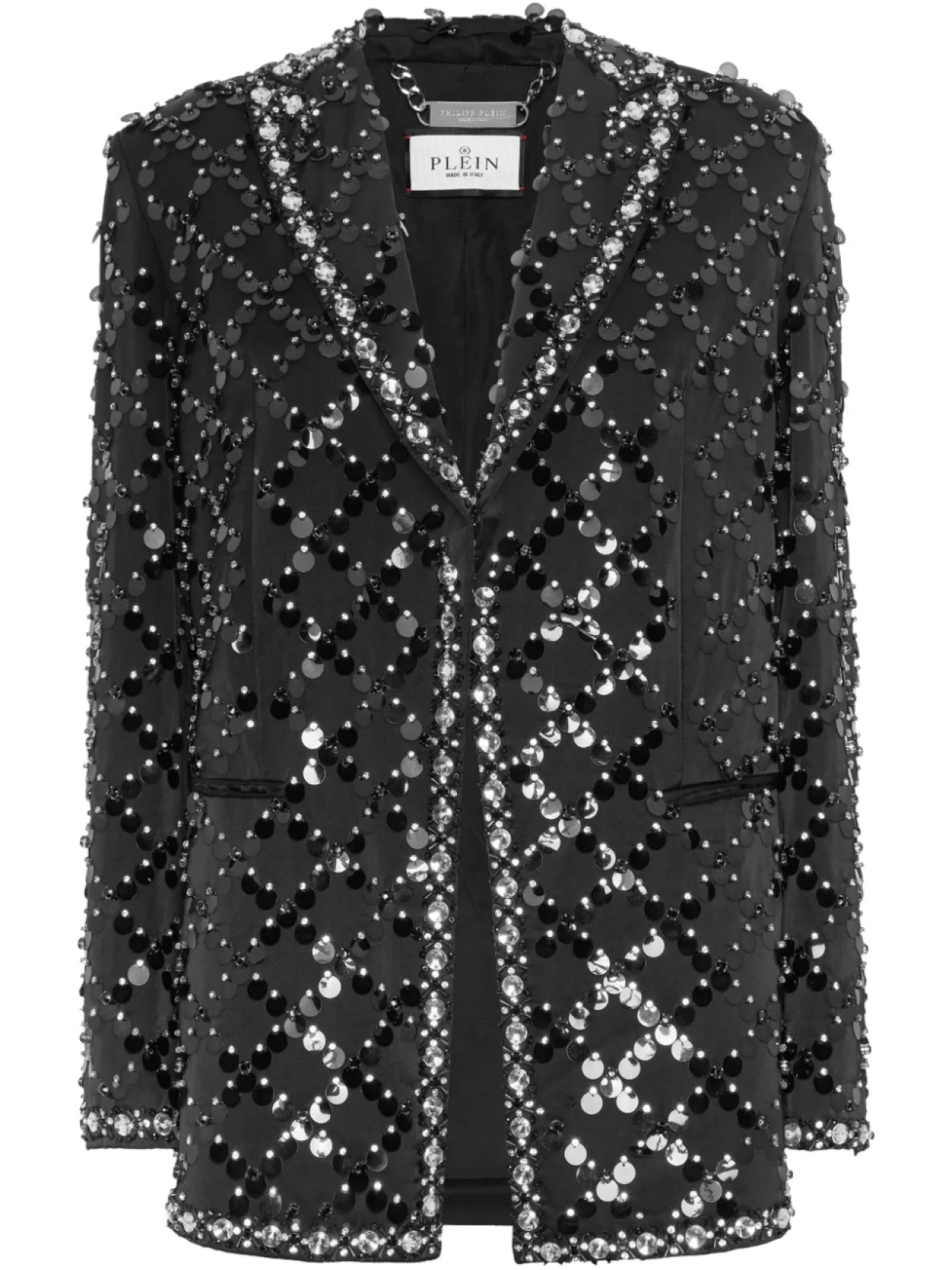 Philipp Plein блейзер Plein Paillettes, черный
Philipp Plein блейзер Plein Paillettes, черный