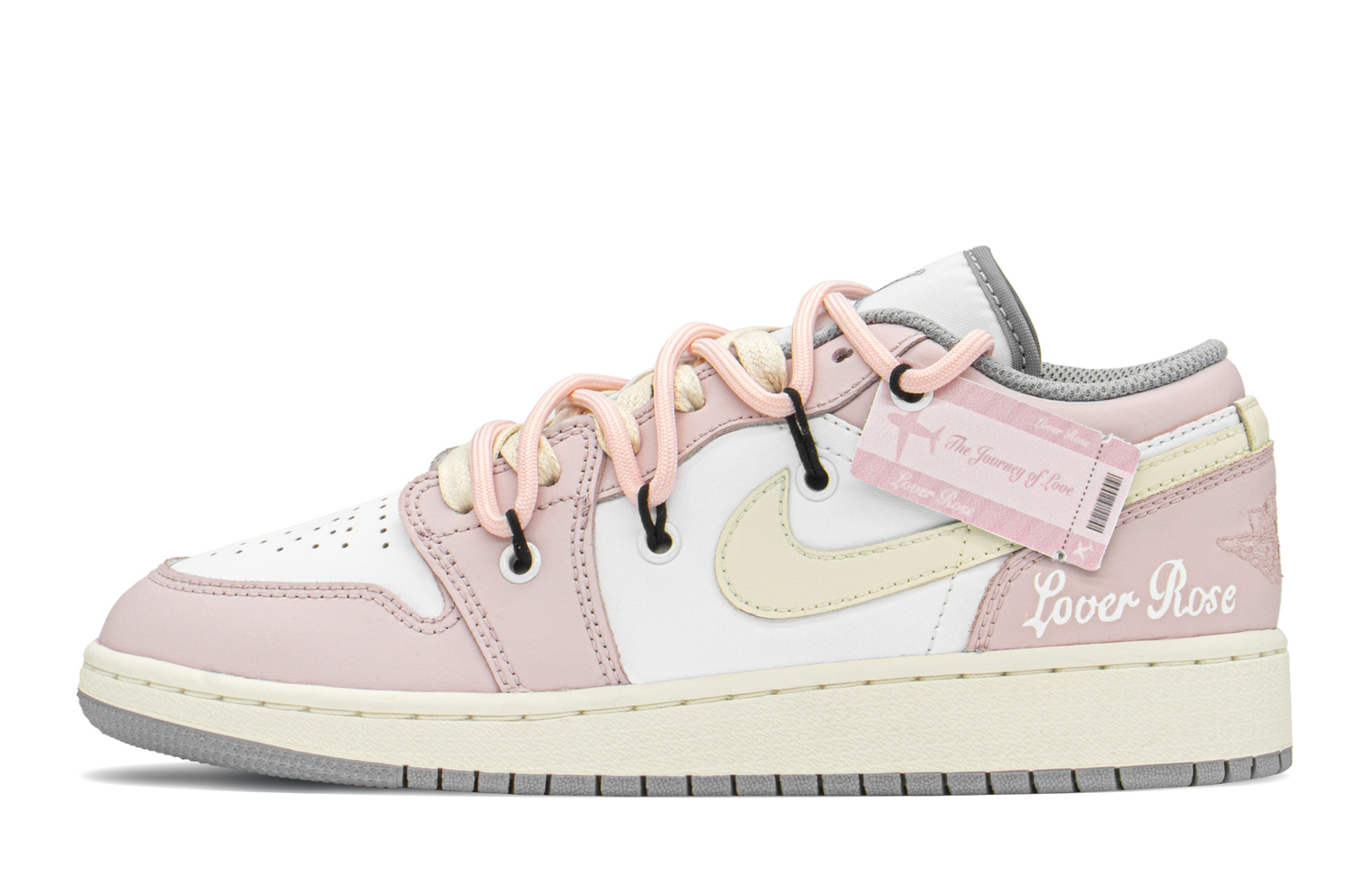 Jordan Эйр 1 Лоу противоскользящие, износостойкие, легкие низкие винтажные баскетбольные кроссовки GS телесного розового
Jordan Эйр 1 Лоу противоскользящие, износостойкие, легкие низкие винтажные баскетбольные кроссовки GS телесного розового