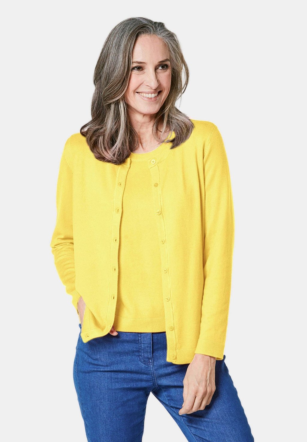 Кардиган GOLDNER, желтый
Кардиган GOLDNER, желтый