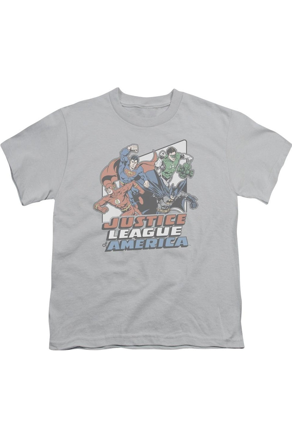Футболка с коротким рукавом для детей "Лига справедливости Америки: Четверо против преступности" Gildan, серебряный
Футболка с коротким рукавом для детей "Лига справедливости Америки: Четверо против преступности" Gildan, серебряный
