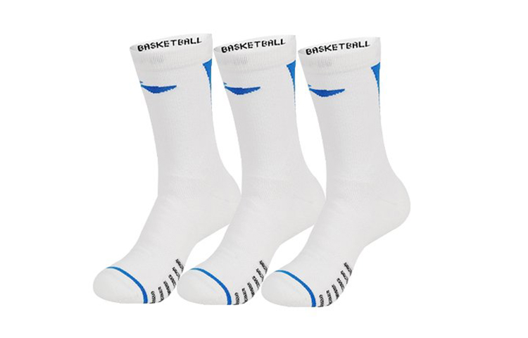 LINING Носки баскетбольные unisex набор белый blue
LINING Носки баскетбольные unisex набор белый blue