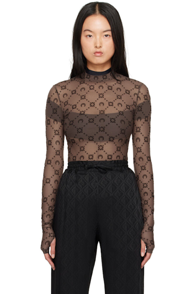 Эксклюзивная коричневая водолазка Moonogram Second Skin от SSENSE Marine Serre
Эксклюзивная коричневая водолазка Moonogram Second Skin от SSENSE Marine Serre