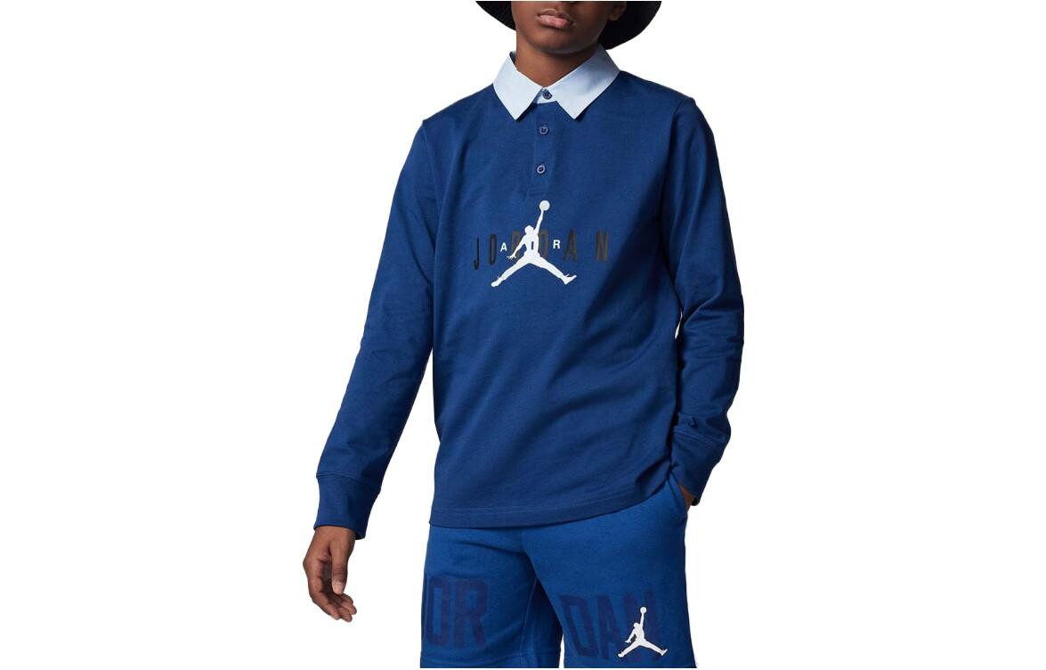 Детская футболка Jordan, синий 
Детская футболка Jordan, синий
