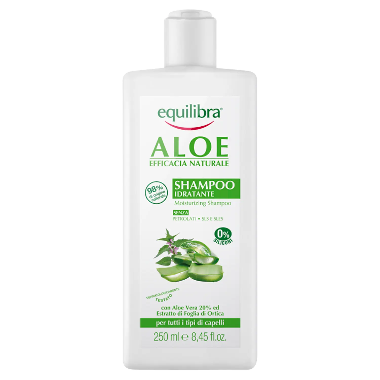 Equilibra Aloe увлажняющий шампунь для волос, 250 мл
Equilibra Aloe увлажняющий шампунь для волос, 250 мл