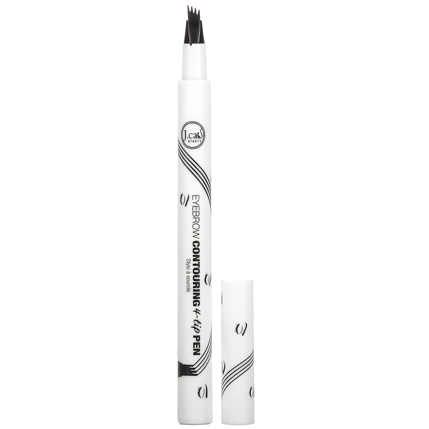 Ручка J.Cat Beauty для контурирования бровей с 4 кончиками, коричневая, 1,5 г
Ручка J.Cat Beauty для контурирования бровей с 4 кончиками, коричневая, 1,5 г