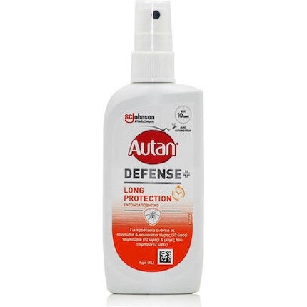 Defense Spray Длительная защита от насекомых Репеллент подходит для детей 100 мл Autan
Defense Spray Длительная защита от насекомых Репеллент подходит для детей 100 мл Autan