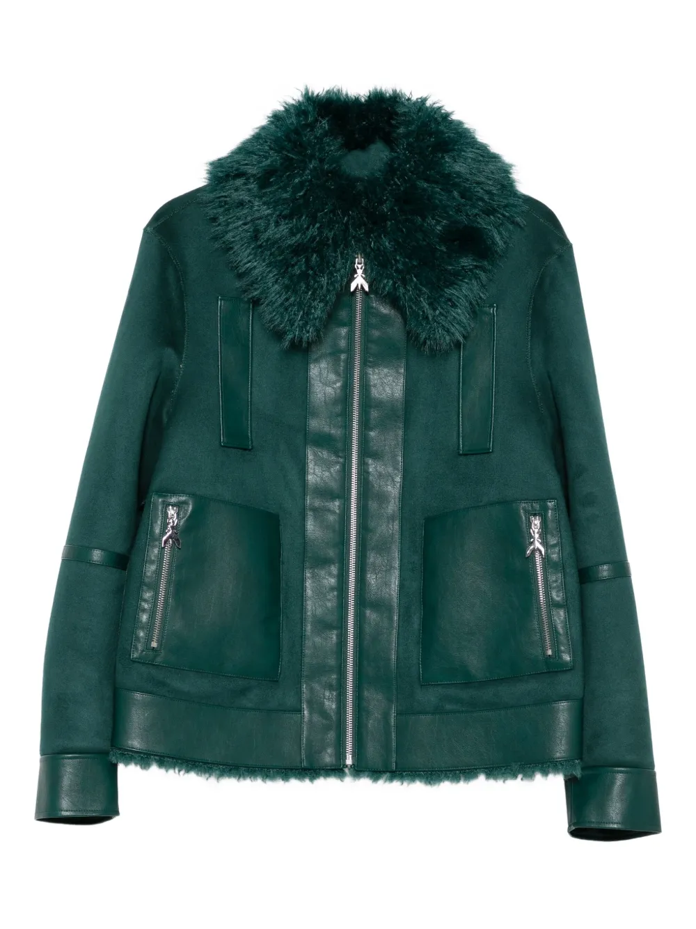 Куртка из искусственного меха на молнии Patrizia Pepe, зеленый
Куртка из искусственного меха на молнии Patrizia Pepe, зеленый
