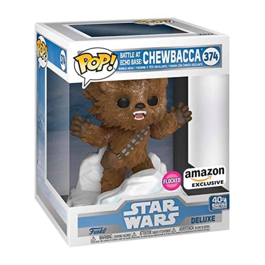 Фигурка Funko POP! Deluxe Star Wars: Battle at Echo Base Series Chewbacca (Flocked)
Фигурка Funko POP! Deluxe Star Wars: Battle at Echo Base Series Chewbacca (Flocked)