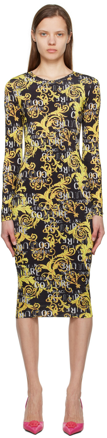 Черное платье-миди с рисунком Versace Jeans Couture, Черный, Черное платье-миди с рисунком Versace Jeans Couture
Черное платье-миди с рисунком Versace Jeans Couture, Черный, Черное платье-миди с рисунком Versace Jeans Couture