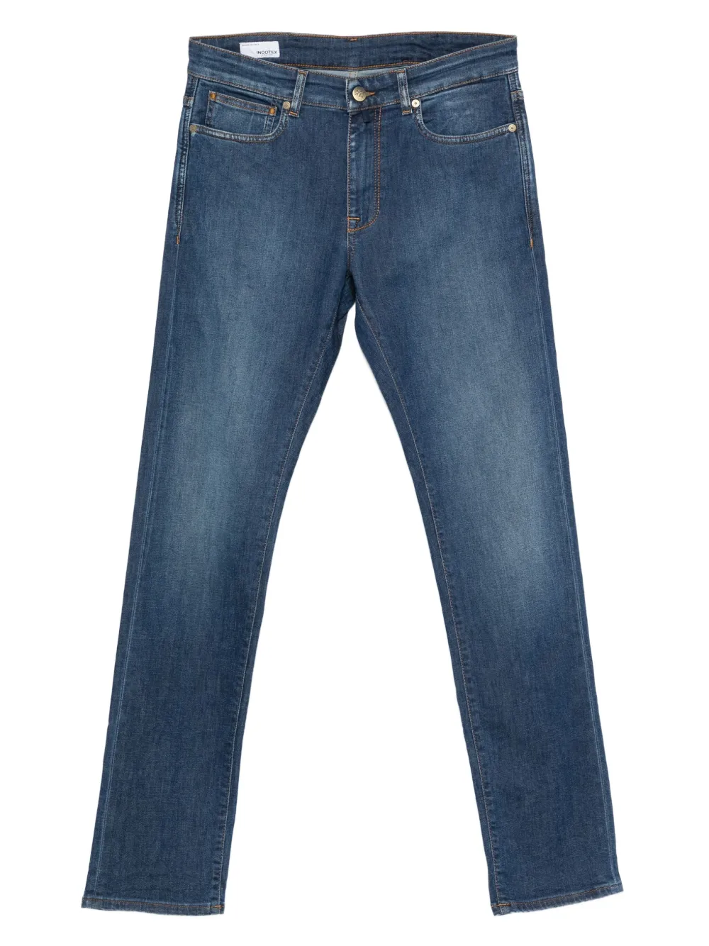 Джинсы с нашивкой-логотипом Incotex, синий
Джинсы с нашивкой-логотипом Incotex, синий