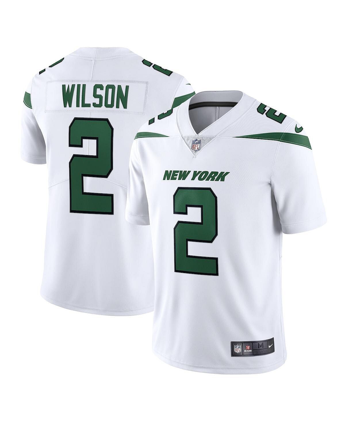 Мужская футболка zach wilson spotlight white new york jets vapor limited jersey Nike, белый
Мужская футболка zach wilson spotlight white new york jets vapor limited jersey Nike, белый