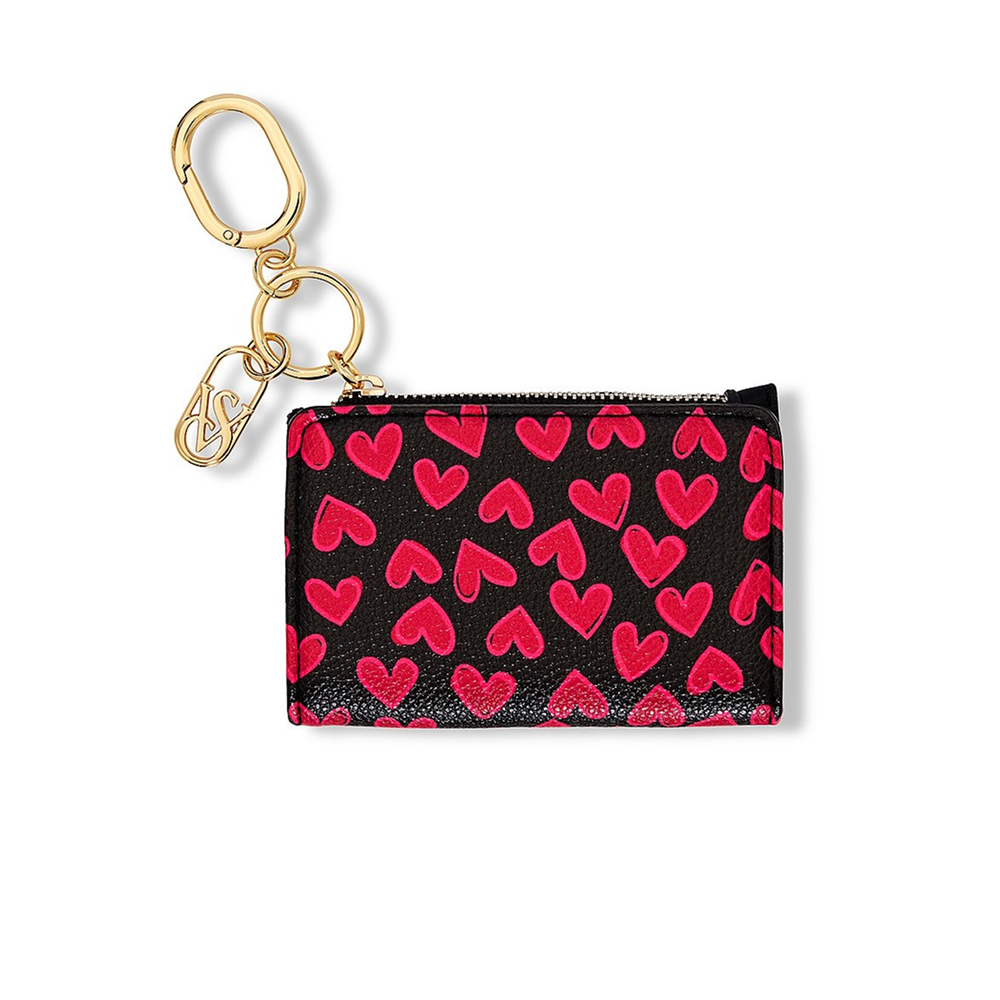 Картхолдер Victoria's Secret Foldover Keychain, черный/розовый
Картхолдер Victoria's Secret Foldover Keychain, черный/розовый