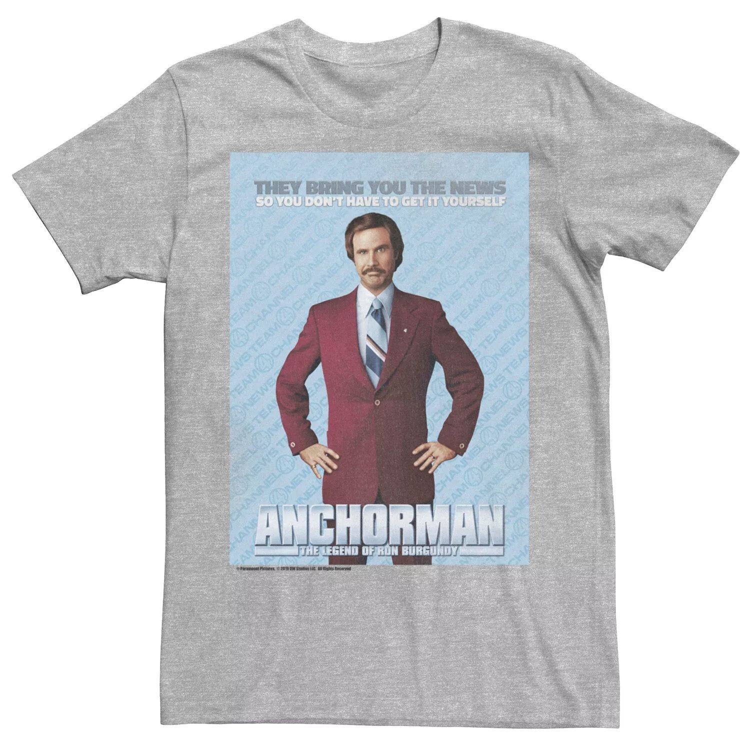 Мужская футболка с постером фильма «Телеведущий» Licensed Character
Мужская футболка с постером фильма «Телеведущий» Licensed Character