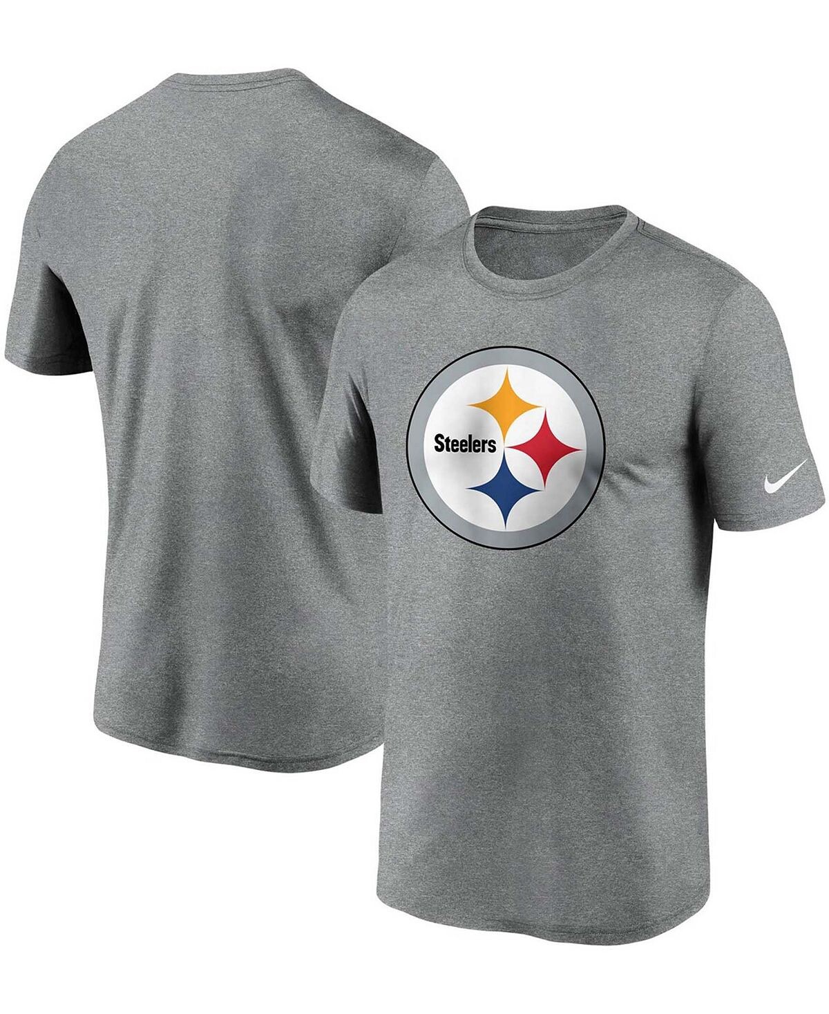 Мужская футболка heather charcoal pittsburgh steelers logo essential legend performance Nike, мульти
Мужская футболка heather charcoal pittsburgh steelers logo essential legend performance Nike, мульти